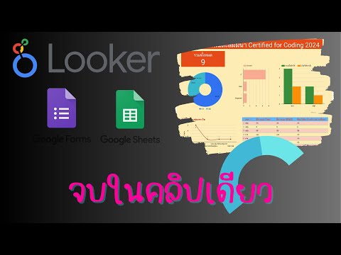 DashBoardด้วยLookerStudioจ