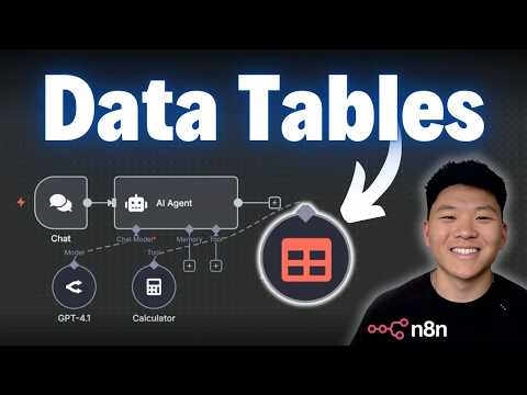 n8n's NEW Native Data Tables Just Made Building Agents So Much Easier