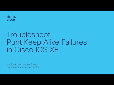 Troubleshoot Punt Keepalive Failures in Cisco IOS XE