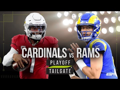 Arizona Cardinals vs. Los Angeles Rams Playoff MNF preview | Playoff Tailgate video clip