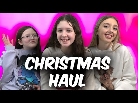 Fun Family Three Christmas Presents Haul | Ava Isla & Olivia's Top 5 Gifts