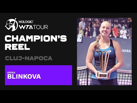 First-time champion Anna Blinkova's BEST points from Cluj-Napoca!