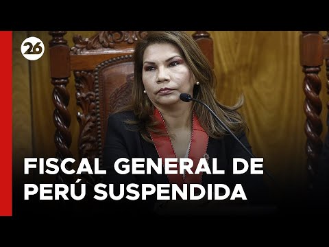 La suspendida fiscal general de Perú afirma que se busca destituirla por motivos políticos