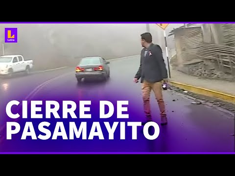 Vía Pasamayito es un peligro con lluvia y neblina: No permite visibilizar el camino
