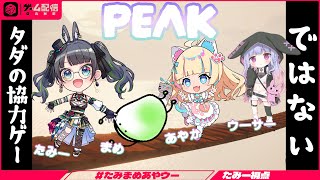 美少女ゲ声優4人大混乱!!初日に10万本売れた『PEAK』挑戦!!【たみー視点/そらまめ。/木村あやか/藤咲ウサ】#たみまめあやウー