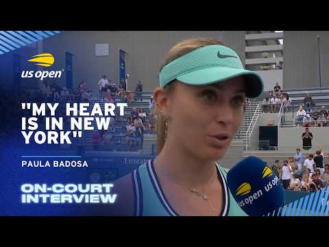 Paula Badosa On-Court Interview | 2026 US Open Round 1