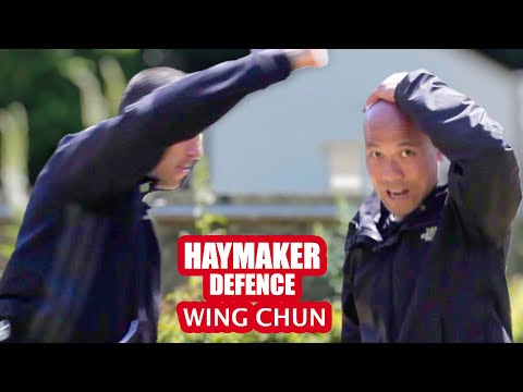 Wing Chun defending a haymaker | Street Fight