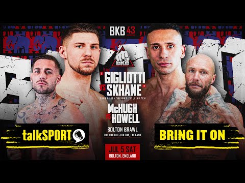 Harry Gigliotti v Kallum Skhane LIVE | BKB x talkSPORT Boxing | LIVE Bare Knuckle Boxing