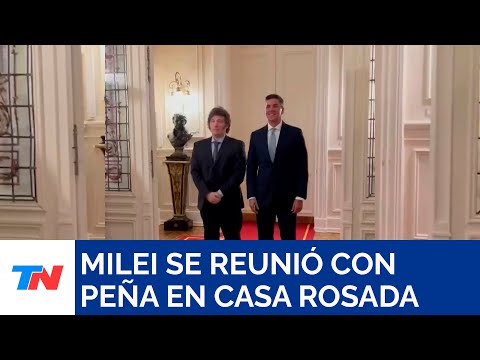 Somos invencibles, dice presidente paraguayo Santiago Peña tras la reunión con Milei