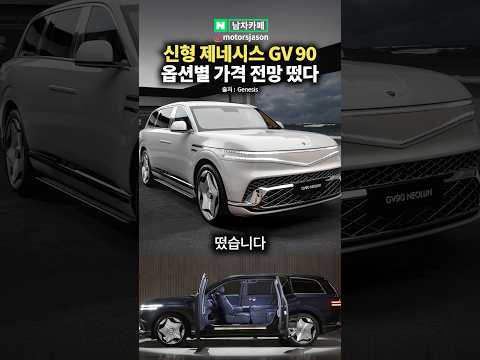 신형 <strong>제네시스</strong> <strong>GV90</strong>, 옵션별 가격 전망