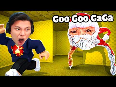 [ROBLOX] JayGray Trốn Thoát Khỏi Quái Vật GOO GOO GAGA Backrooms🙏💀Thử Thách Obby Ông Già GU GU GAGA