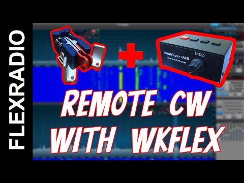 Remote CW with WKFlex #cw #morsecode