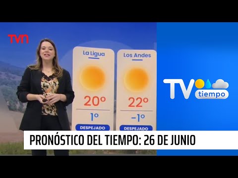 Pronóstico del tiempo: Miércoles 26 de junio 2024 | TV Tiempo