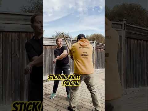 Stick and Knife #seguidas #ptk #sanmigueleskrima #wushufight #martialarts #fma #shifukanishka #knife