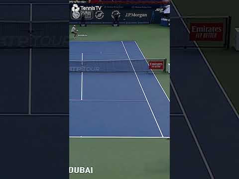 Rublev stunning backhand 😍 #DDFTennis