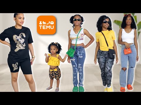 Rating All 4 of My Daughters Outfits! | Temu Try On Haul + Review