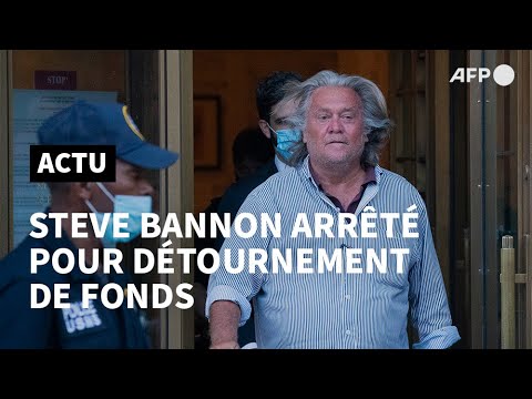 États-Unis: Steve Bannon, l'ex-conseiller de Trump, accusé de détournement de fonds | AFP
