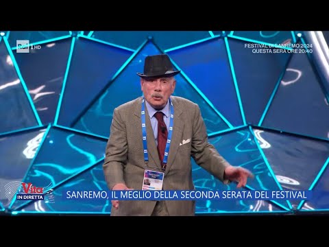 Sanremo, il meglio della seconda serata del Festival - La vita in diretta 08/02/2024