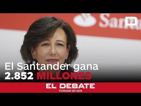 El Santander gana 2.852 millones en el primer trimestre de 2024, un 11 % más