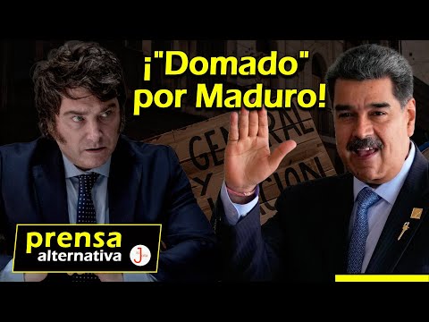 Milei fue escueleado por Venezuela! Maduro le dijo un consejo que no olvidará!
