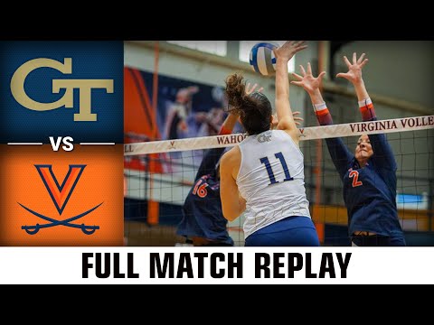 Georgia Tech Vs. Virginia Full Match Replay | 2023 ACC Volleyball - BVM ...