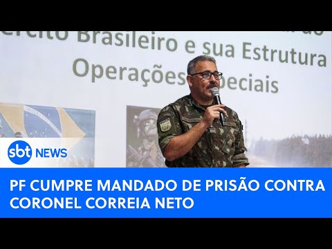 Coronel Correia Neto é preso pela policia federal |#SBTNewsnaTV(12/02/24)