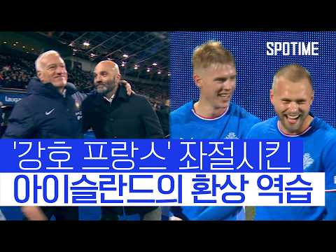 아이슬란드 만만치 않네?! 프랑스 상대 귀중한 승점 따냈다  #월드컵예선