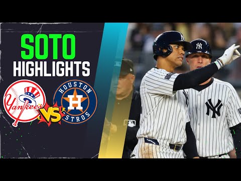 Juan Soto Vs Astros De Houston l 3 Game Series Highlights