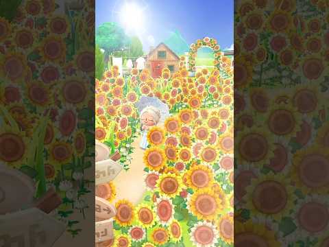 【ポケ森】Sunflower🌻 【キャンプ場レイアウト】 #acpc #ポケ森 #ポケ森コンプリート #shorts