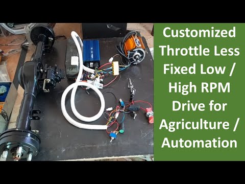 Throttle less constant speed motor and controller | bldc motor | motor and controller for automation