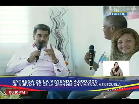Pdte Maduro en entrega de vivienda 4.600.000