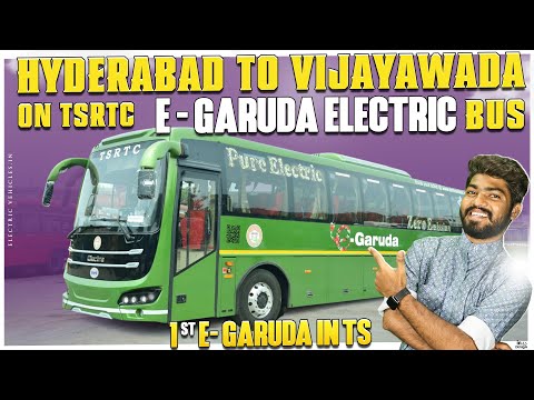 Intercity Travel On Electric Bus | TSRTC E Garuda Electric Bus | Electric Vehicles India