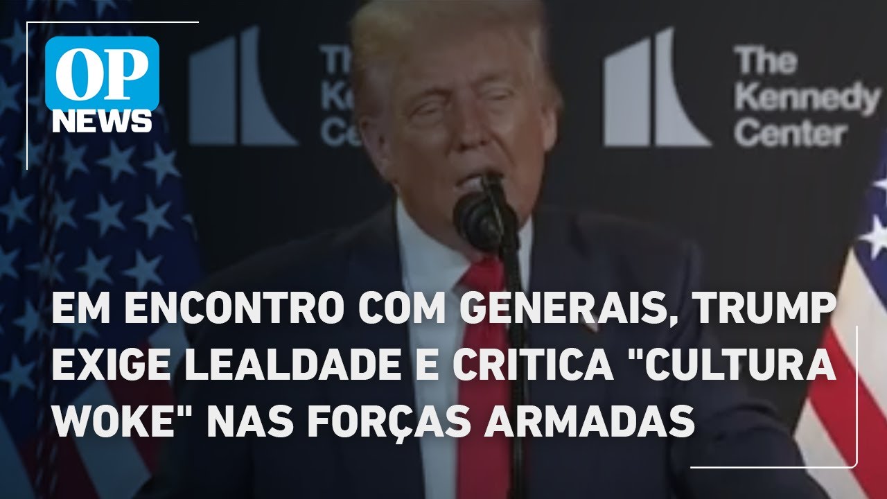 Em encontro com generais Trump exige lealdade e critica cultura woke nas Forças Armadas | OP News