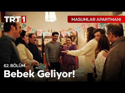 Sürpriz 'Bebek Geliyor' Kutlaması! | Masumlar Apartmanı 62. Bölüm