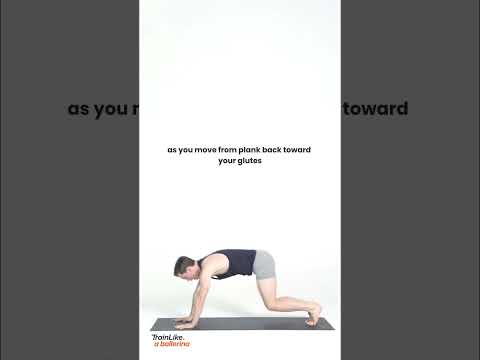 Improve your pirouettes with this exercises - plank pushback