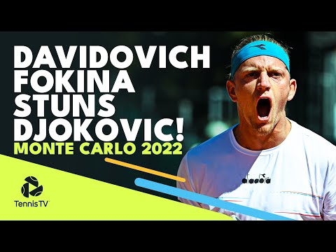 STUNNING Alejandro Davidovich Fokina Tennis To Defeat Djokovic in Monte Carlo! 😲