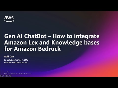 Gen AI ChatBot – How to integrate Amazon Lex and Knowledge bases for Amazon Bedrock