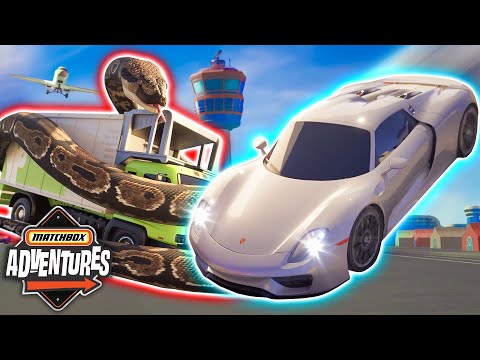 Snakes on the Airport Runway?!?! 🛬🐍 | Matchbox Adventures | Cartoon for Kids