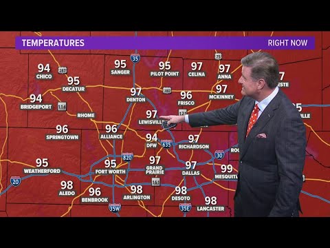 DFW Weather: The hottest temps of this current heat wave will be Thursday through Saturday.