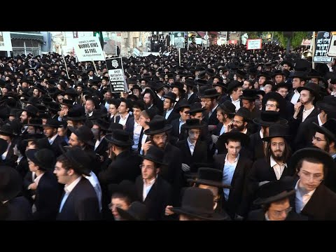Ultra-Orthodox Jews protest their military conscription | AFP