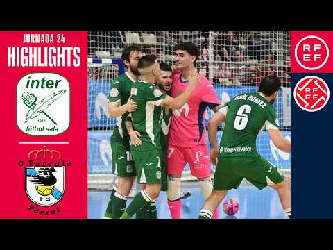 Resumen #PrimeraDivisiónFS | Movistar Inter 3-2 O Parrulo Ferrol | Jornada 24