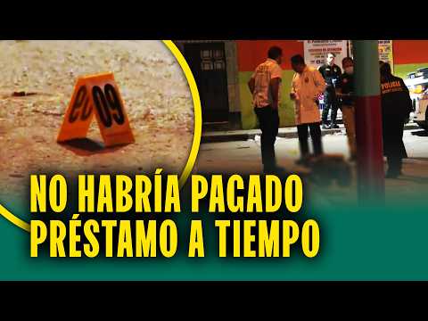 Repartidor delivery muere a 18 balazos en la puerta de su casa: "Tenía deudas"