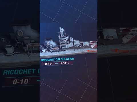 This is how SAP shell penetration works in WoWs!