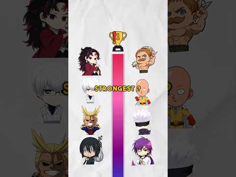 BEST REPRESENTATION OF THE STRONGEST ? #anime #demonslayer #jujutsukaisen #mha