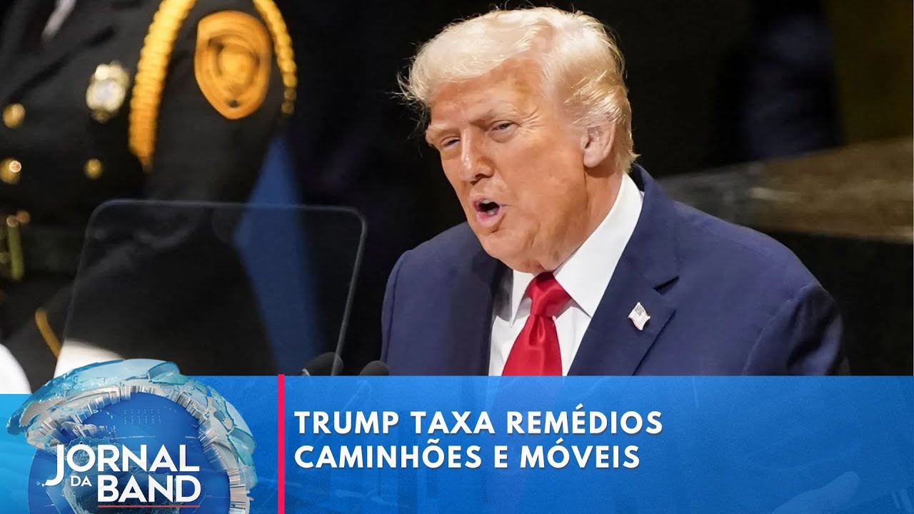 Trump taxa remédios caminhões e móveis
