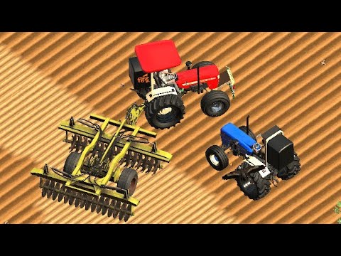 Swaraj 744 Vs Swaraj 855 off roading Power test guys #Indian #vehicles #simulator #3d 