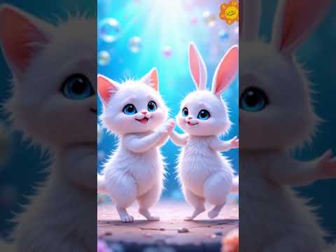 The Fluff Squad Adventures 🐾 | Cute Cat & Bunny Best Friends Moments! #shorts #funnycats #cutecats