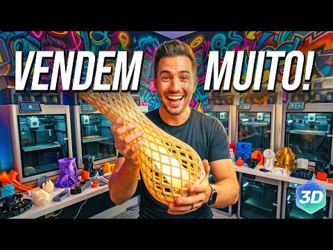 GANHE DINHEIRO com Impressão 3D: 60 Produtos LIVRES para Vender Hoje!