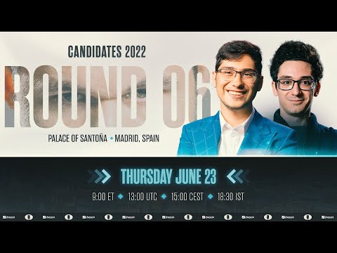 Chess 🧵 FIDE Candidates 2022 | Round 6 | Live Commentary with Judit Polgar, Jan Gustafsson & David Howell