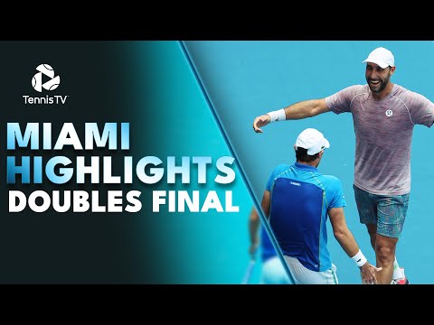 Gonzalez/Roger-Vasselin Take On Krajicek/Mahut For The Doubles Title! | Miami 2023 Highlights